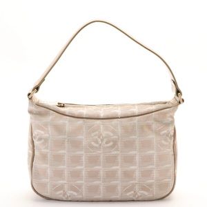 CHANEL Neutrals Travel Line Handbag